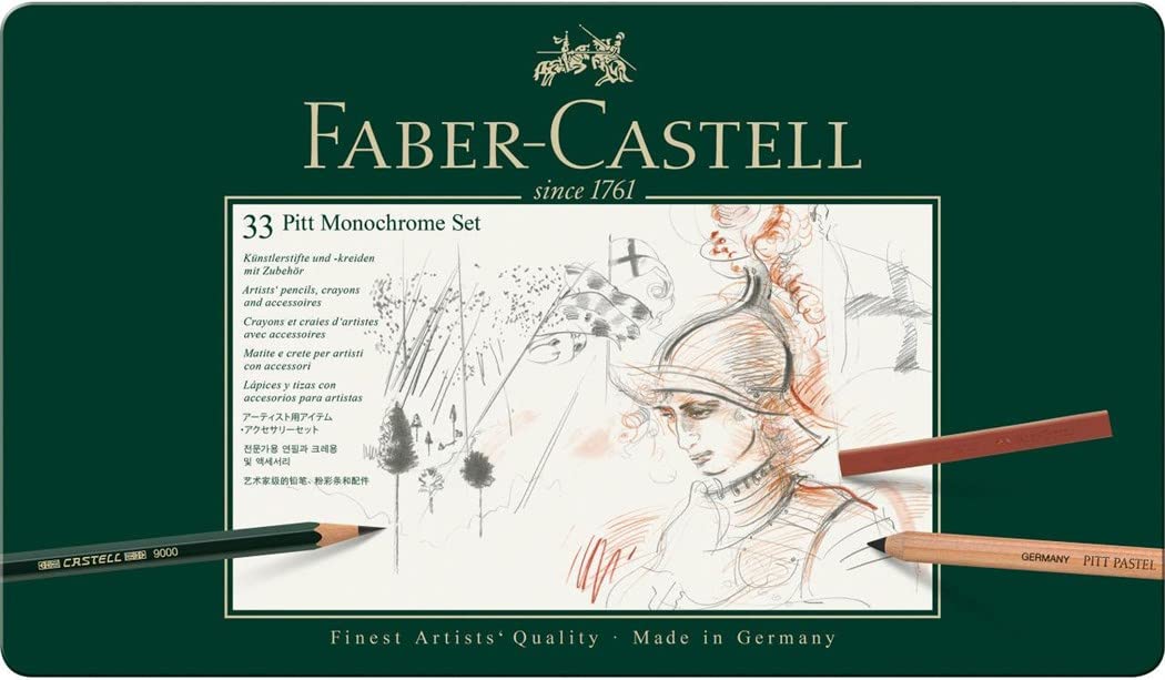 Faber-Castell Pitt Monochrome Set - Pack Of 33